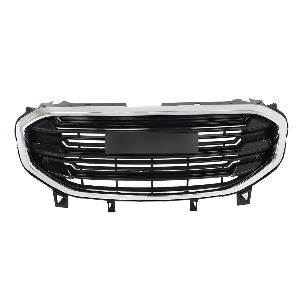 Front Bumper Upper Grille – Mesh Style – For Subaru Forester 2022-2024 – Black – ANTUKO