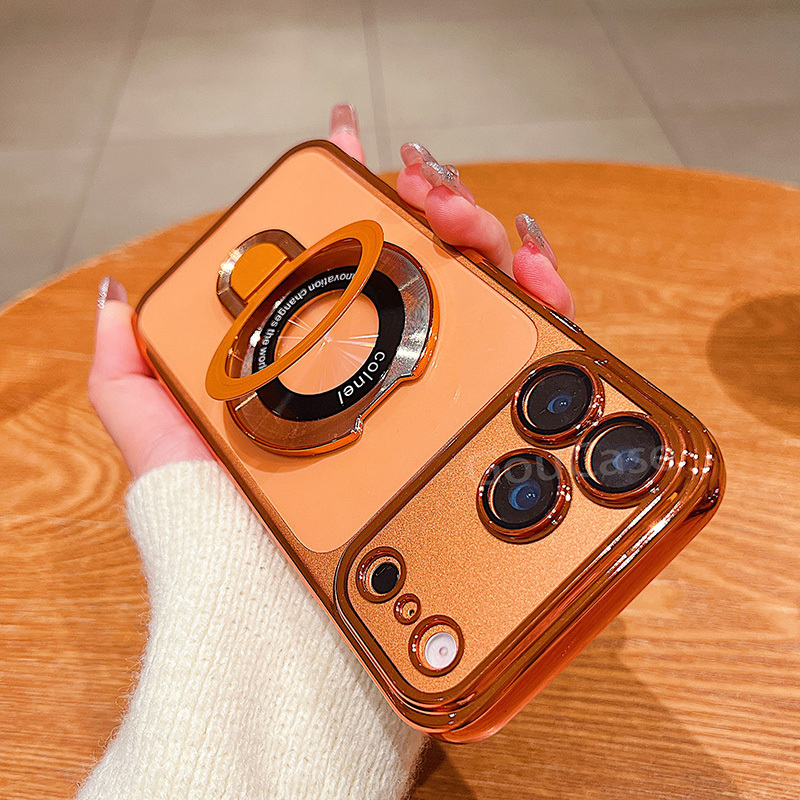 TEMU Phone Case: -thin Stand Case Compatible With Iphone 17 16 15 14 13 12 Pro Max Air, Shockproof Protective Case With Stand, Supports Wireless