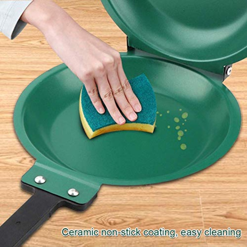 7 6in diameter double   pan ceramic frying pan specialty round omelette   small safe kitchen pancake cookware pancake frying pan omelette maker pancake pan nonstick pancake pan omelette pan Product details 5