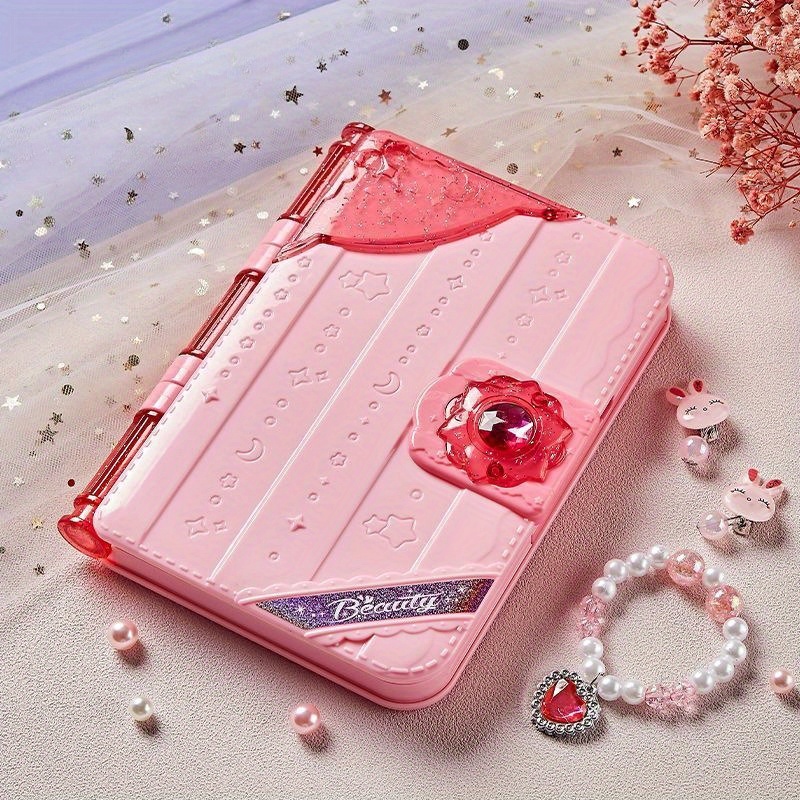 Makeup Set, Princess Makeup Box, Birthday Gift, Washable Cosmetics, with Mirror