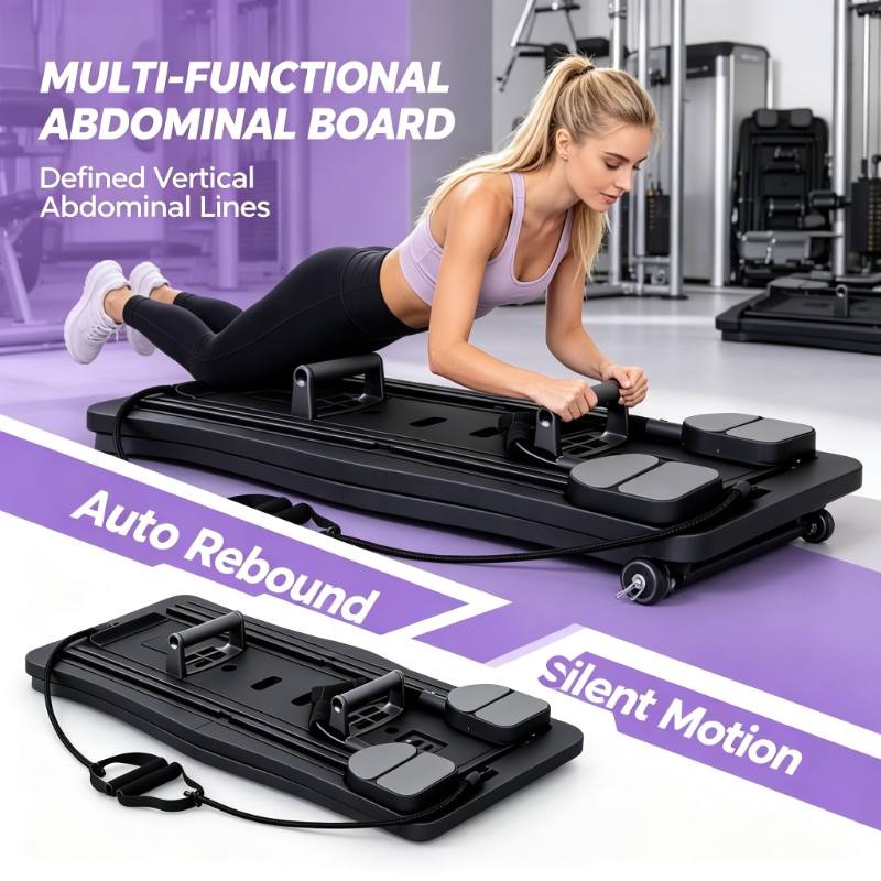 1 Set Stackable Home 8-In-1 Fitness Board, Suitable for Men And Women'S Daily Fitness And Shaping, Easy to Assemble And 