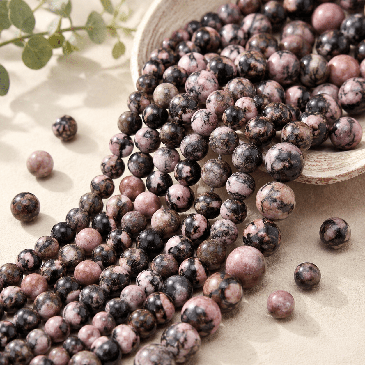 TEMU Perles de de naturelle, perles roses irrégulières pour la fabrication de bijoux, bracelets, , boucles d'oreilles et cadeaux artisanaux