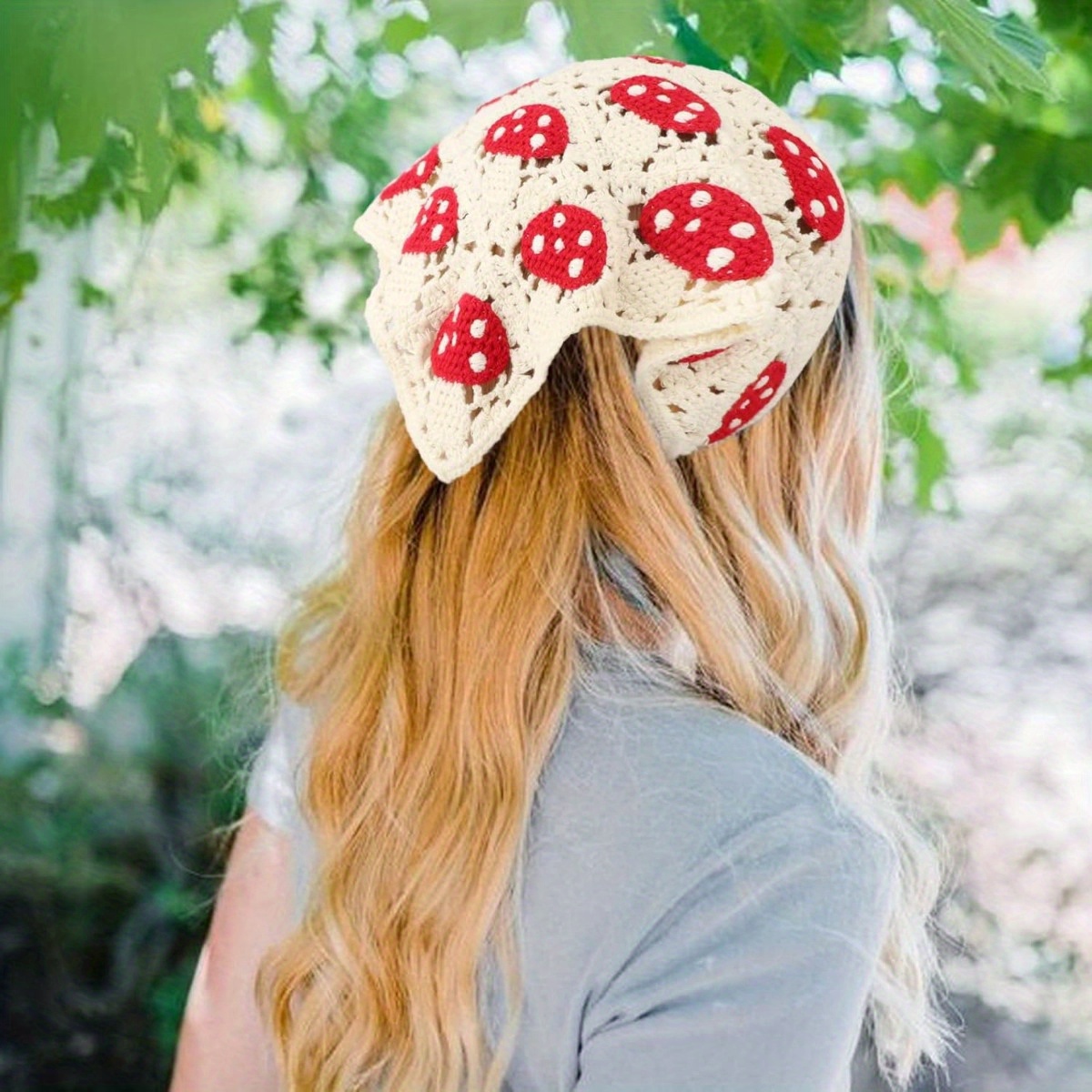 2pcs crochet hair bandana vintage knotted headscarf Temu Canada