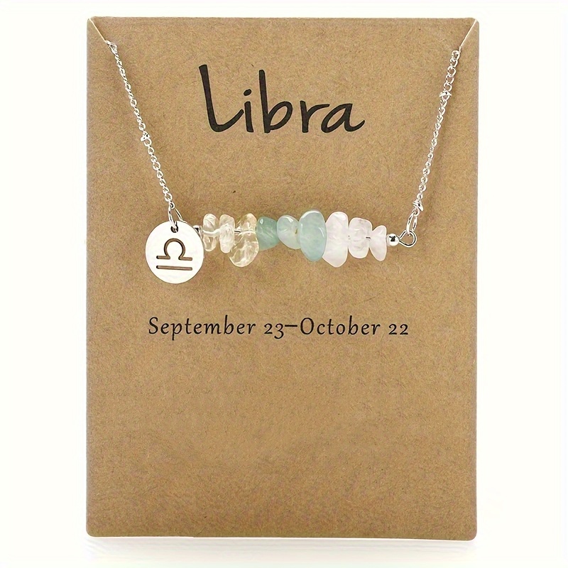 bohemian style zodiac pendant necklace with natural stone beads versatile fashion womens accessory perfect gift for starry sky enthusiasts suitable for halloween christmas thanksgiving new year gifts