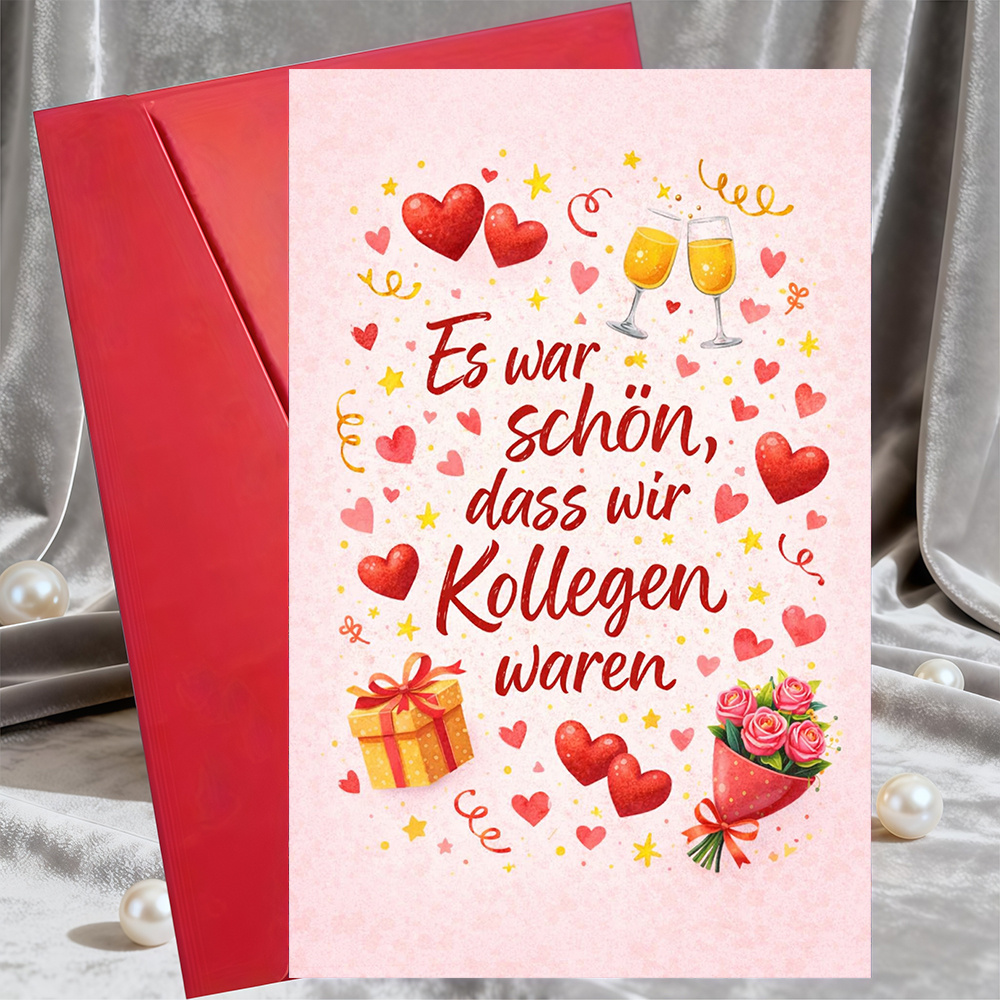 TEMU . Dankeskarte für Kollegen | Ideal für Abschiedsfeier, Betriebsfeier, perfektes Geschenk für Kollegen und Bürofreunde, Ausdruck von Dankbarkeit