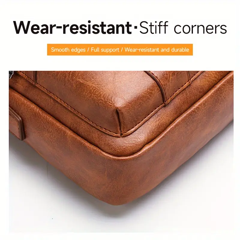 a single shoulder crossbody bag for men women with long wallet and short wallet integrating business leisure and commuting support details 9