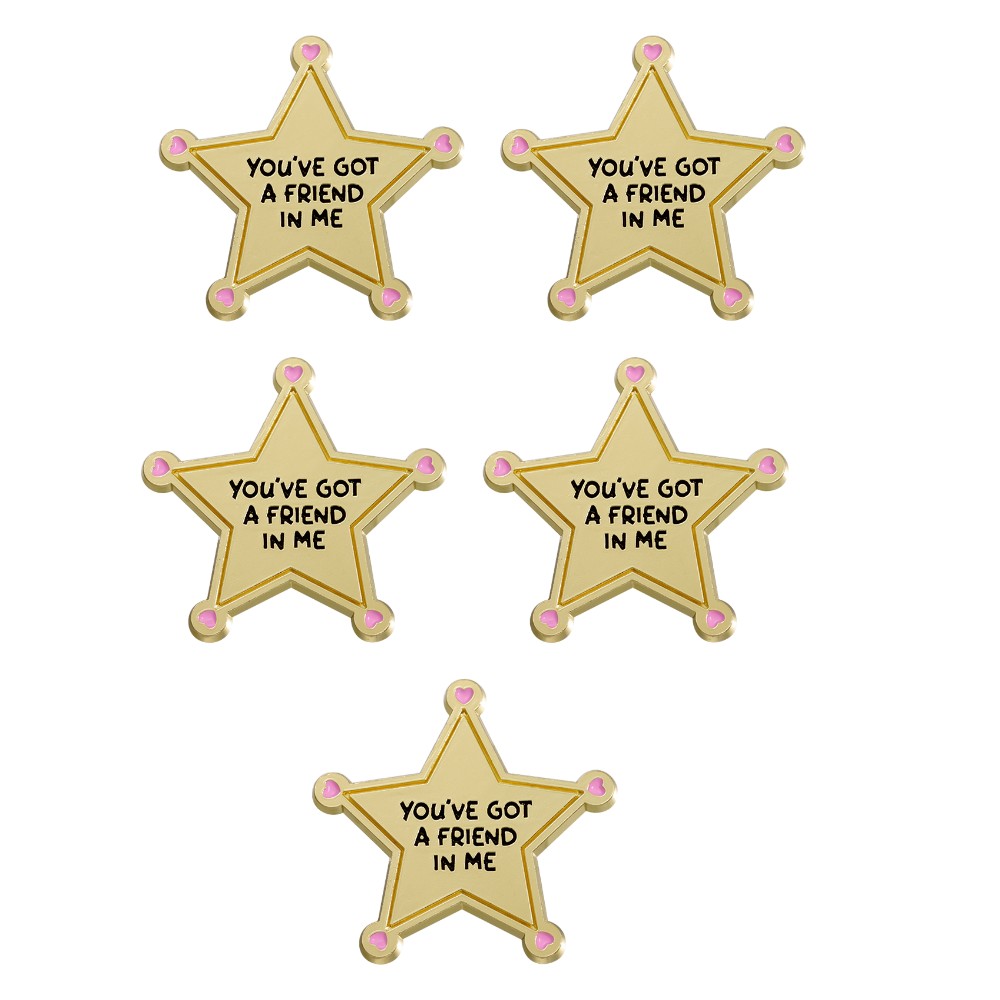 TEMU 5pcs Me With Your Humorous Quotes Star Cartoon Brooch Clothing Additions Badges Backpack Decorations Enamel Enamel Lapel Pins Gifts For Jewelry