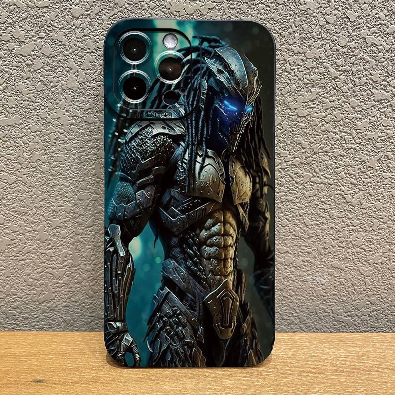 TEMU Phone Case: Predator V Pattern Angel Eye Phone Case, Suitable For Iphone 16/15/14/13/12/11/x/plus/pro/max - Creative And Stylish Design, Unisex,