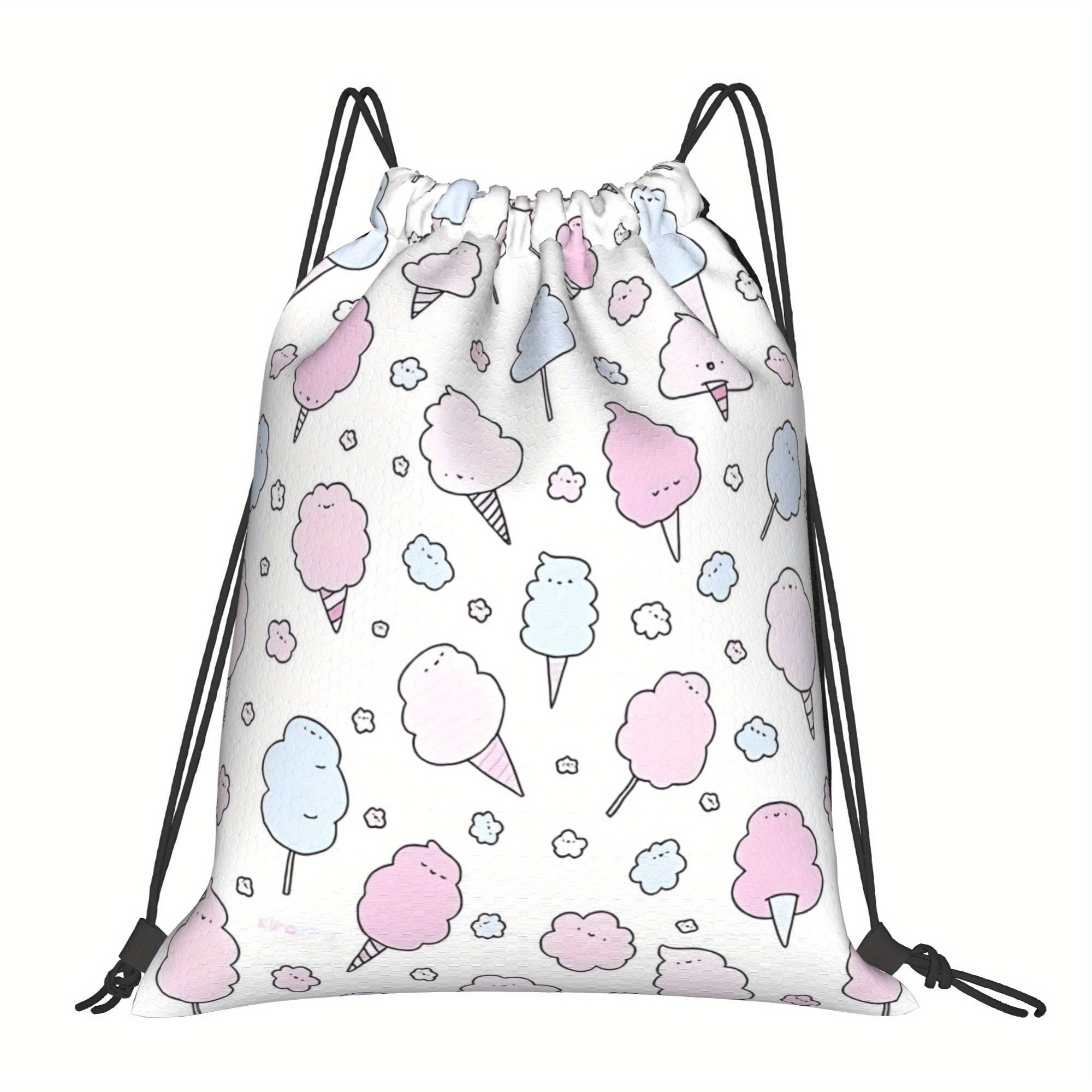 cotton   drawstring bags lightweight closure cartoon   soft shell mixed colors utility   for fitness outdoor   school and daily use candy bags