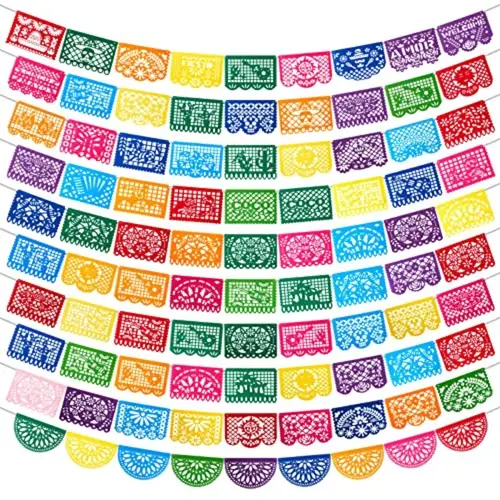Triangular Cactus mexican party banners sold on Temu United States