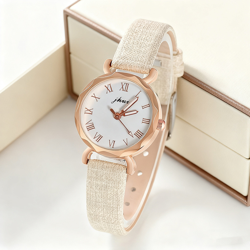 Image of 1pc Quartz . A Stylish Wristwatch With A Decorative Dial. Ideal For Birthday Presents And Festive Celebrations. Appropriate For Men And Students
