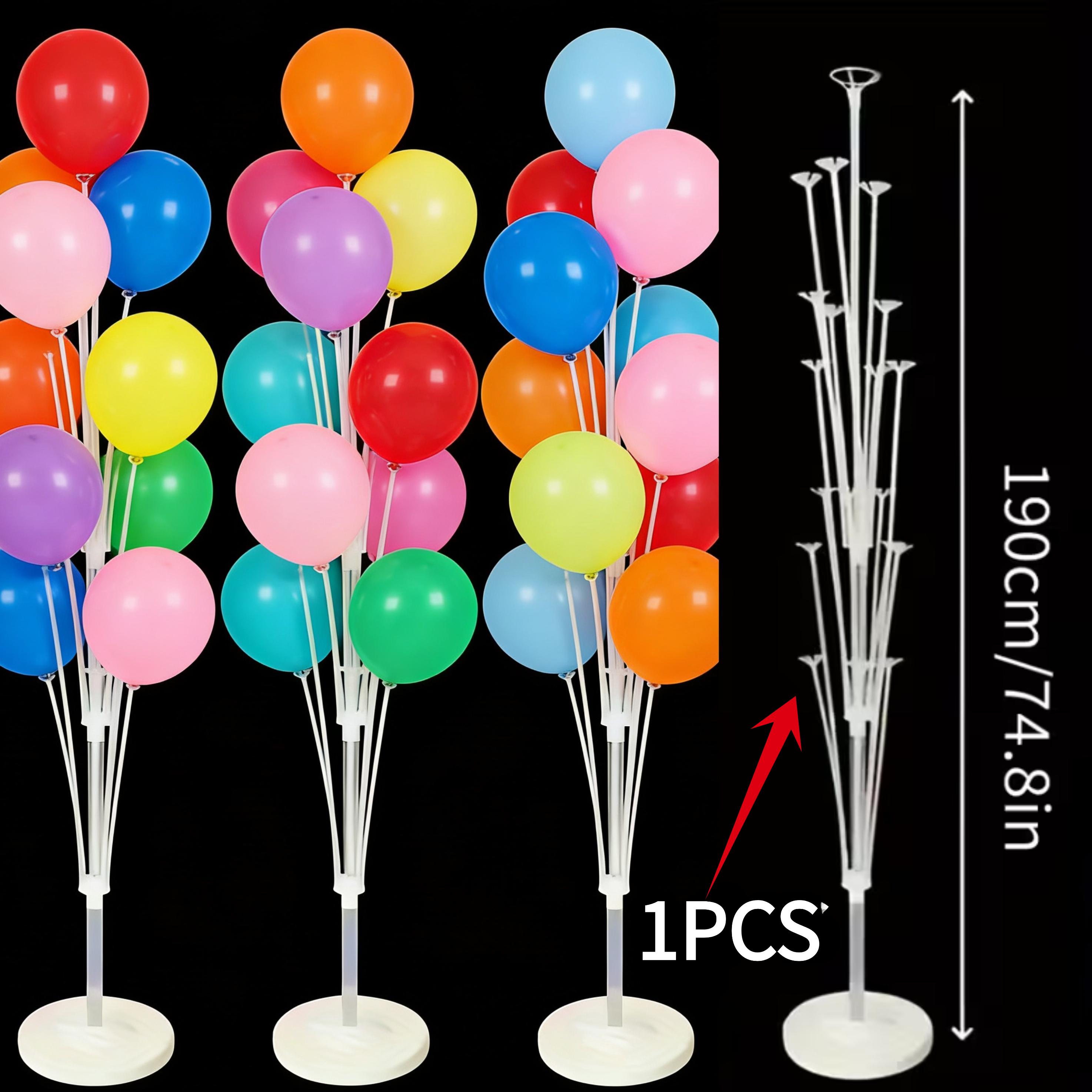 E-shop 189,99 cm hohe Ballonsäule - Fassungsvermögen 25 Ballons, inklusive gefüllter Basis für mehr Stabilität, geeignet für Geburtstagsfeiern,