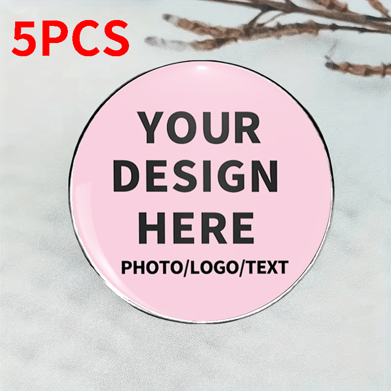 E-shop Personalisierbare Metallbrosche - Individueller Text, Fotos oder Bilder, kreatives Geschenk-Accessoire - Robustes Abzeichen für , Hüte, Kleidung