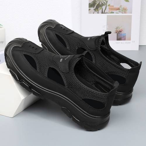 item picture sneakers mens new summer breathable mesh slip driving outdoor activities and the beach outdoor hiking shoes sport shoes for gym