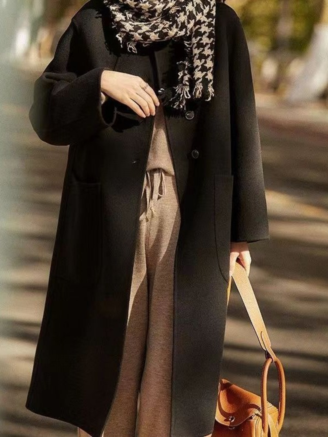 womens elegant knee length coat button front closure loose fit long jacket for fall   party everyday outfits chic outerwear for women party attire sophisticated design quality stitching stylish layering piece professional women   durable fabric fashionconscious women