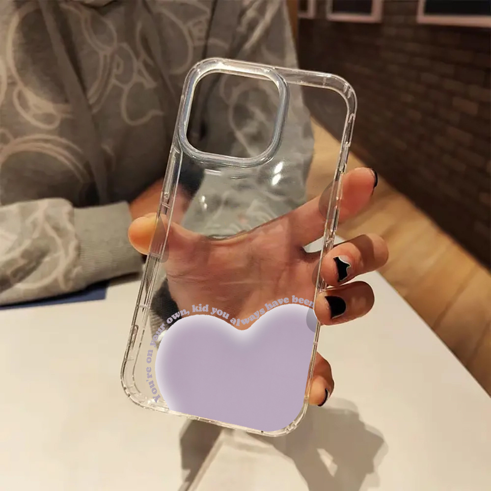 

Coque de Téléphone Transparente Esthétique avec de Chanson de Minuit de TS pour 11 12 13 14 15 Pro XR, Cadeaux TS pour Femmes