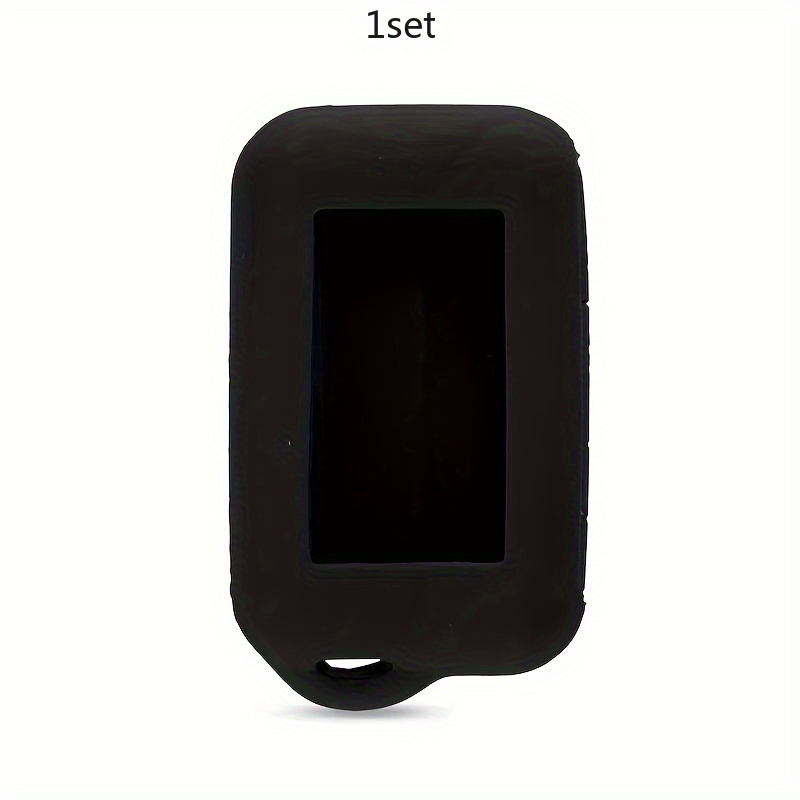 TEMU Étui de protection en silicone pour clés de voiture E90 E60 E91 E61 E63 E65 E85 E92 E95 E96, anti-vol, avec télécommande LCD et clés