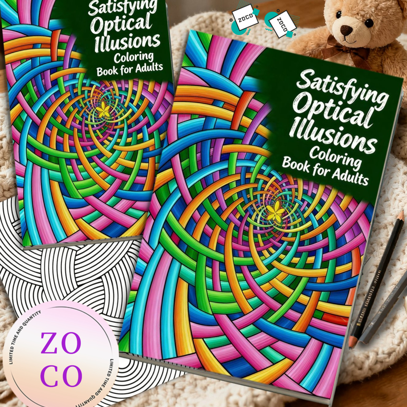 TEMU 1 Book Complex Line Mandala Adult Coloring Book For Women, . Featuring Satisfying And Exquisite Patterns, May This Coloring Book , Relaxation,