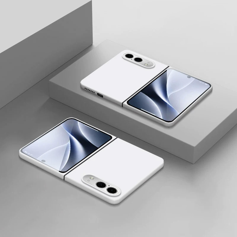 TEMU Phone Case: -thin Foldable Screen Protective Case For Iphone Duo, Matte Premium Skin-feel, -coverage Drop-proof Cover For Men And Women