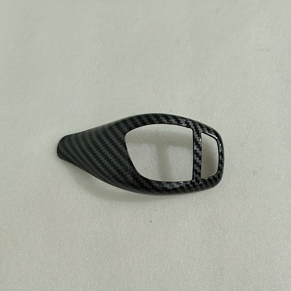 TEMU 1 Carbon Fiber Gear Shift Lever Cover Paddle Shifter Protector Car Interior Decoration Dustproof Frame For X5 F30 F10 F15 F07 F20 F21 F22 Car