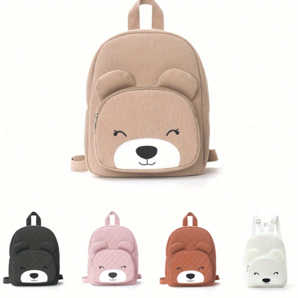 stylish cute cartoon   design backpack lightweight comfortable multi functional student schoolbag travel backpack casual bag suitable for daily commuting travel etc unisex