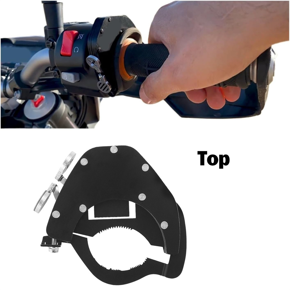 TEMU Throttle Lock Motorcycle Cruise Throttle Assist Stainless Steel