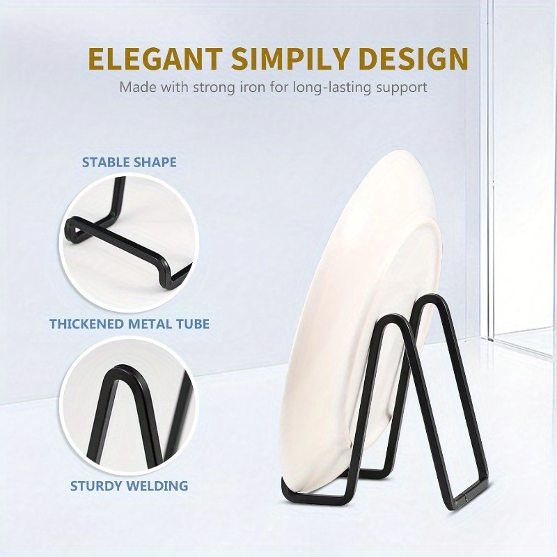 3 stück tellerhalter staffelei displayständer metall