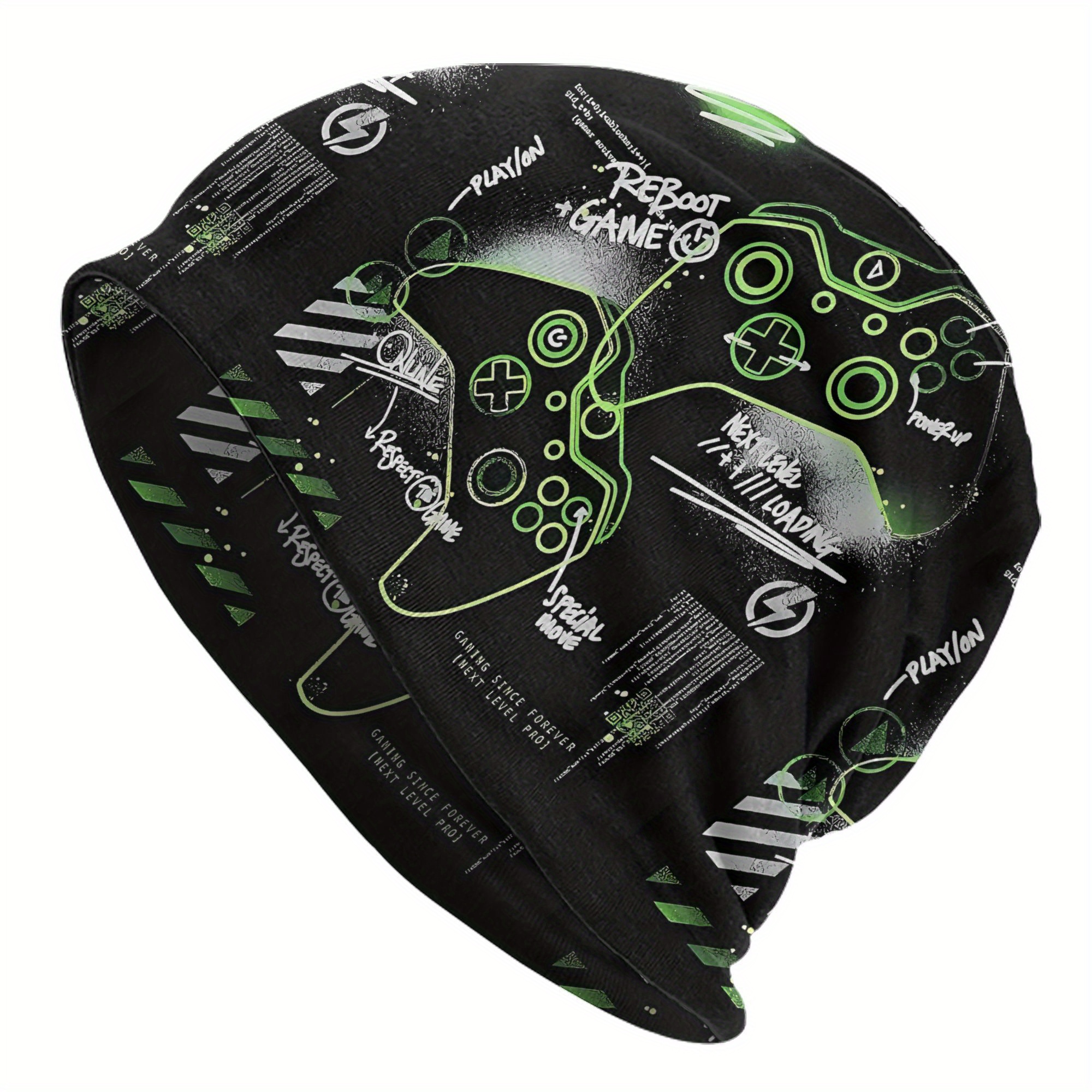 2d Print Design Game Controllers Bonnet Hats Men Skullies Beanies Novelty Hats