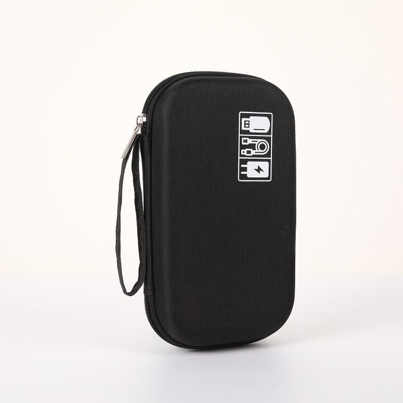 Image of 1pc Portable Usb Charging Cable Organizer Bag - Non-electric Cord Management Case With Digital Cable -free Storage For Phone Accessories, Earphones, And