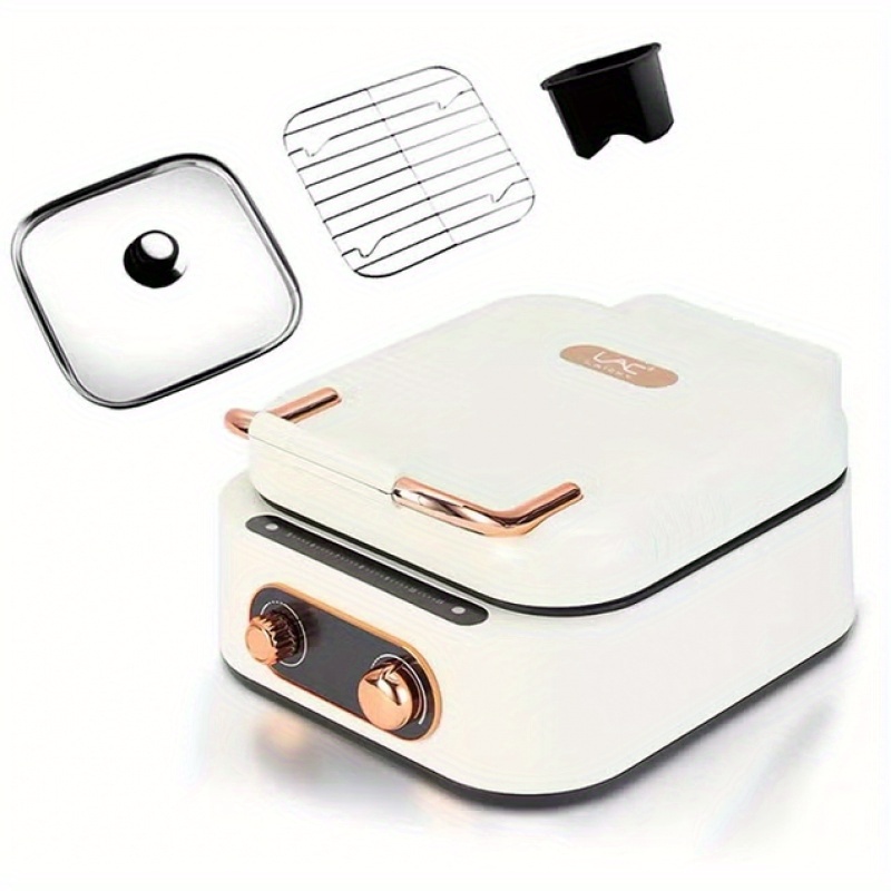 deep and high 2 8l large capacity electric baking tray and cooking machine 10in 1 multifunctional frying baking boiling steaming barbecue roasting best for christmas   thanksgiving