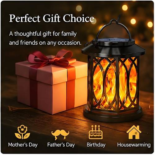 solar hollow projection lantern outdoor courtyard sunflower light and shadow hanging lamp waterproof wrought iron garden decorative lamp retro led flickering flame solar lamp automatic switch for garden courtyard terrace lawn trees porch