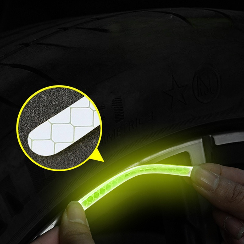 29pcs High Visibility Reflective Safety Warning Stickers for Vehicles & Backpacks