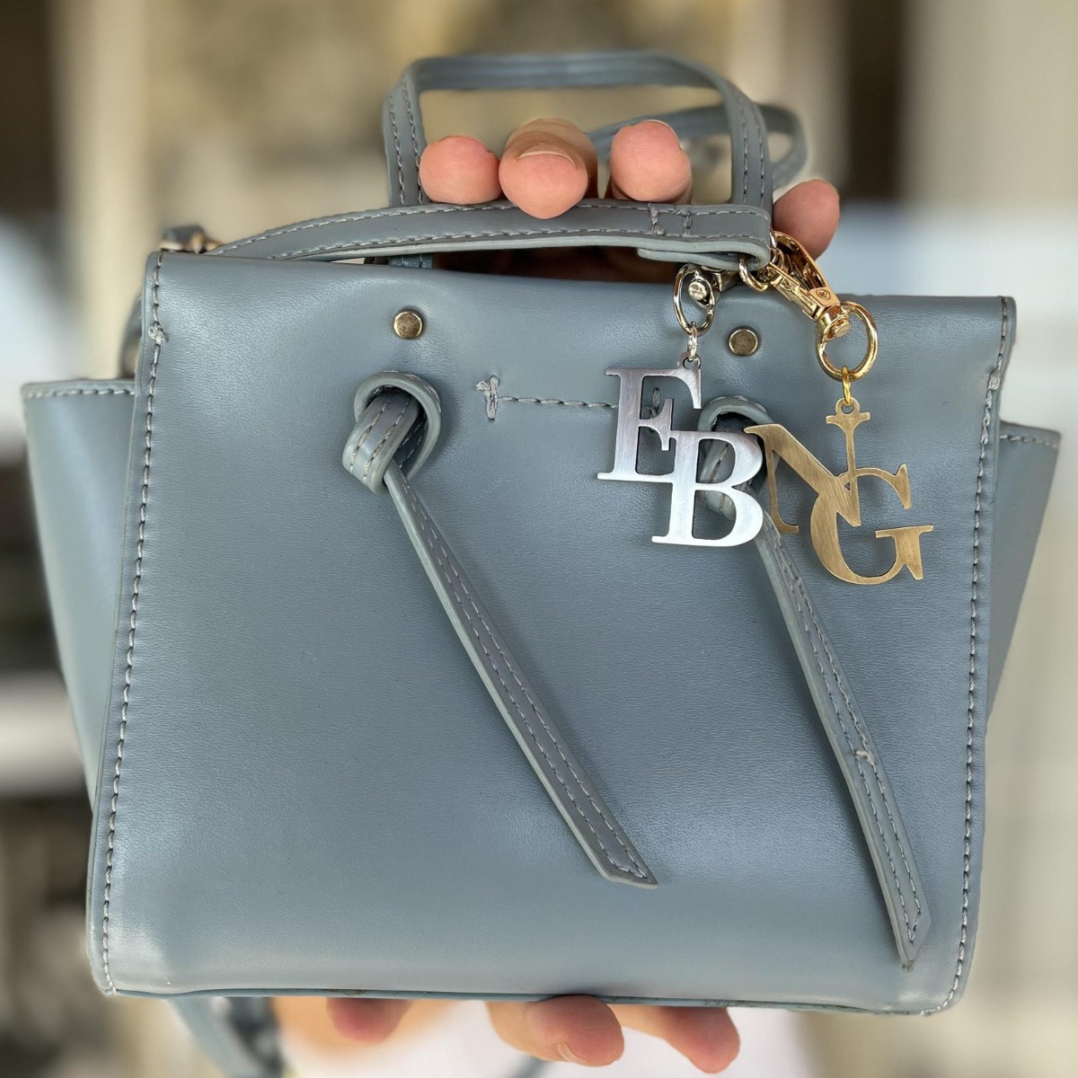 TEMU Personalized Custom Lobster Clasp Metal Bag Charm, Couple Initial Keychain, Custom Letter Wallet Pendant, Stainless Steel Material, Polished
