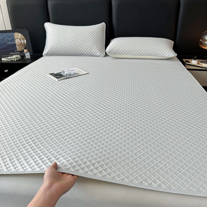 TEMU Set di tappetini lussuosi /3 pezzi, tappetini estivi sottili, tappetini waffle morbidi, confortevoli, delicati e traspiranti, (1 tappetino e 1/2