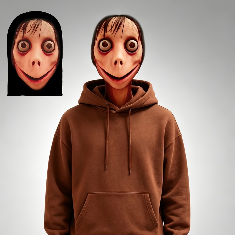 Horror Costume Headpiece with Ultra-Fine Mesh Mask