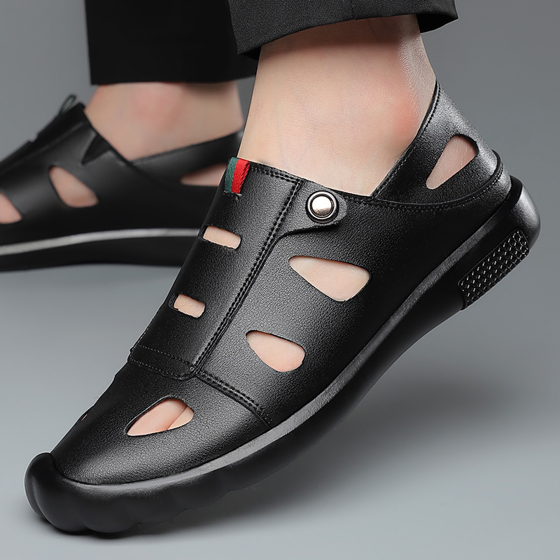 2025 Summer Men's Slip-On Casual Shoes - Breathable Perforated Design, Non-Slip Rubber Sole, Lightweight White Synthetic for Everyday & Leisure Wear, Summer Slipons | Modern Footwear | Ventilated Comfort