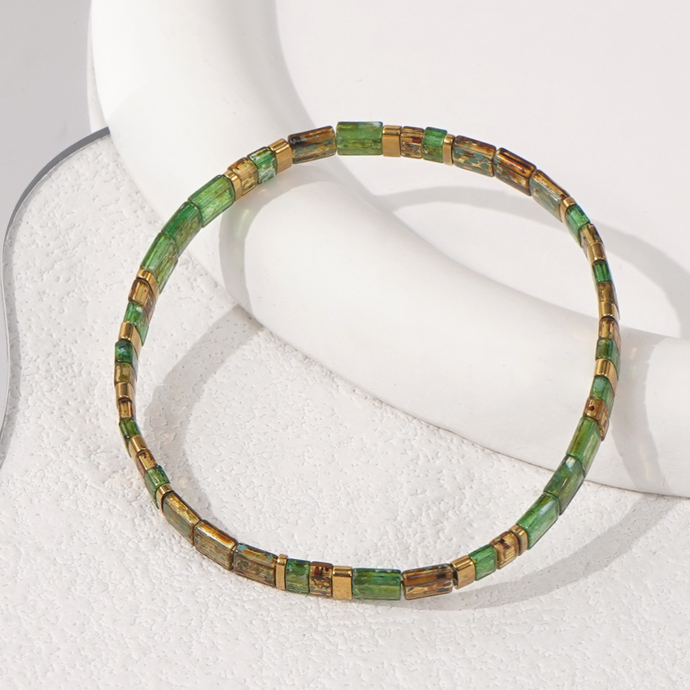 E-shop Hippie Style TILA Glasarmband Handgefertigter Schmuck - Personalisiertes Armband Geeignet für Strandpartys und