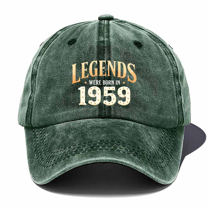 TEMU Vintage 1959 Baseball Cap - Retro Sporty Textile Casual Hat Suitable For Teacher' Day, Back-to, Graduation - Iconic, Hand Washable Comfortable