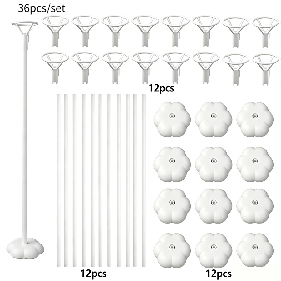 TEMU Base ispessita a forma per decorare per palloncini con palloncini, supporto per per palloncini con base per decorare centrotavola, inclusi feste