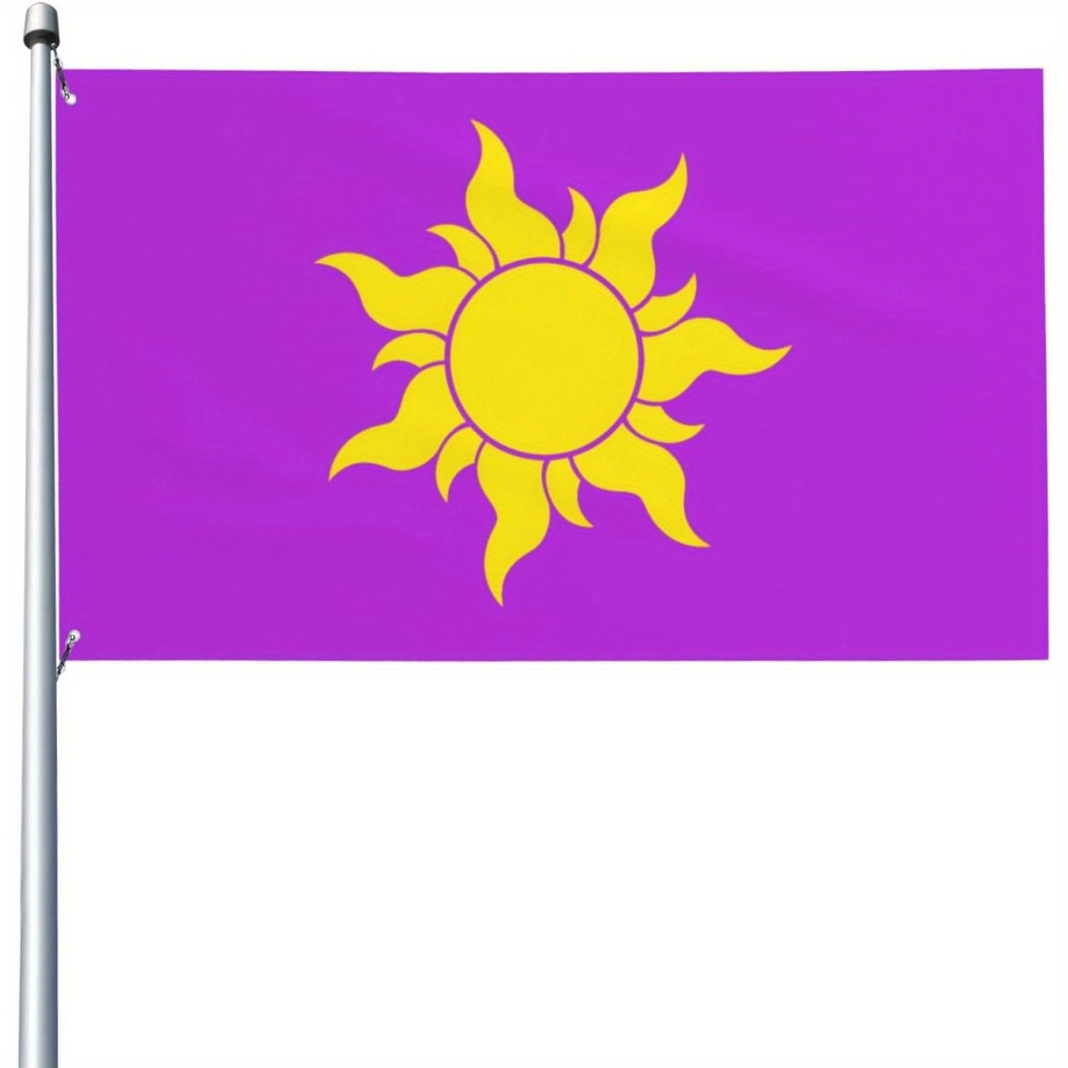 TEMU de jardín de un solo de 3X5 pies con un diseño de sol y , de tela resistente a , ideal para jardines, patios o