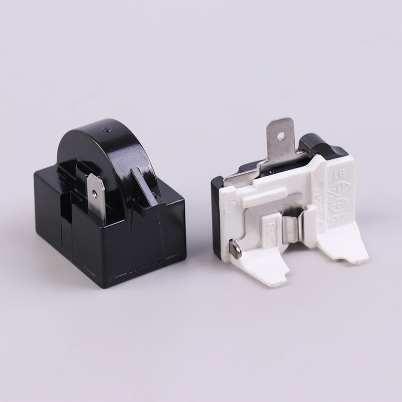 TEMU Set Of 2 Qp2-4.7 Ptc Starter Relays With 1 Pin For Refrigerators, Along With The 6750c-0005p Protector, Without Battery