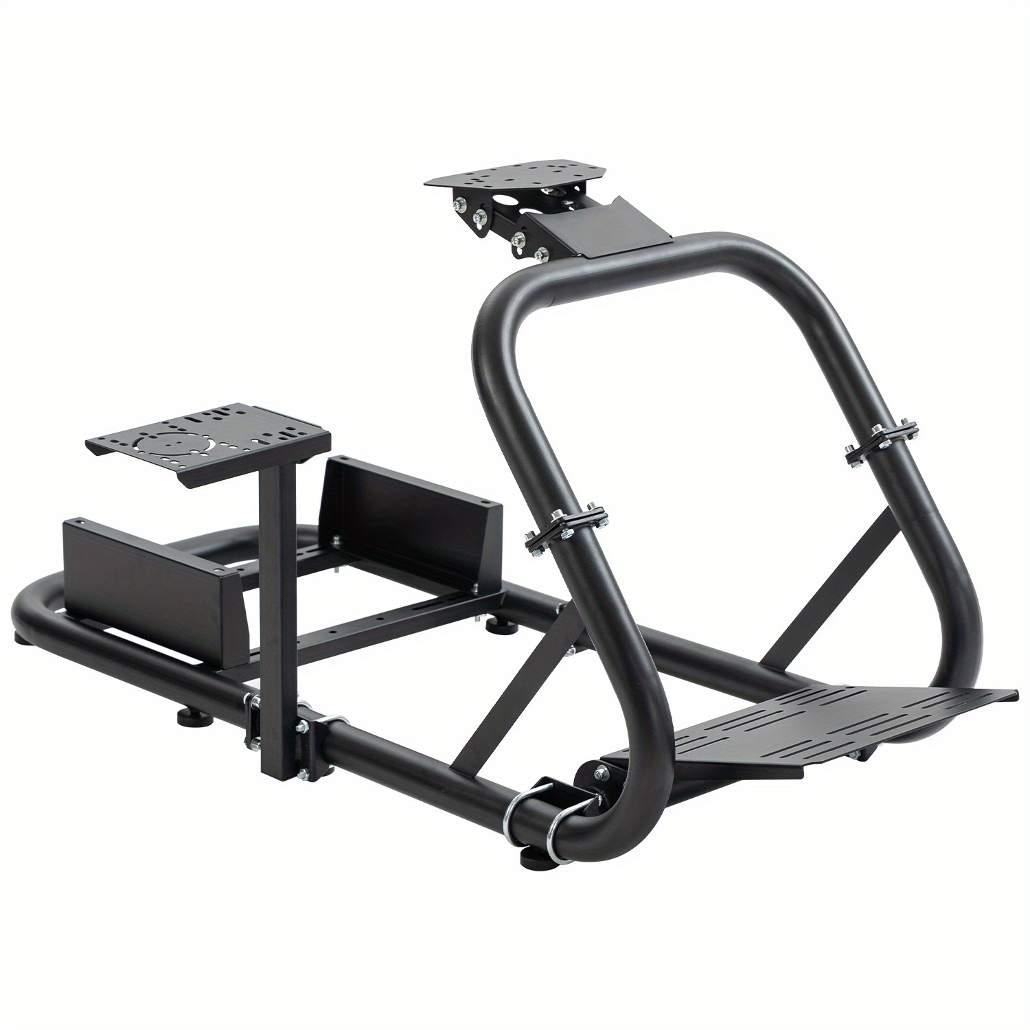 Image of Minneer 50mm Round Tube Driving Simulator Cockpit Compatible With Logitech, , And G29, , , T248, . A Racing Gaming Steering Wheel Stand; Seat, Wheel, Pedals, And Are Not Included