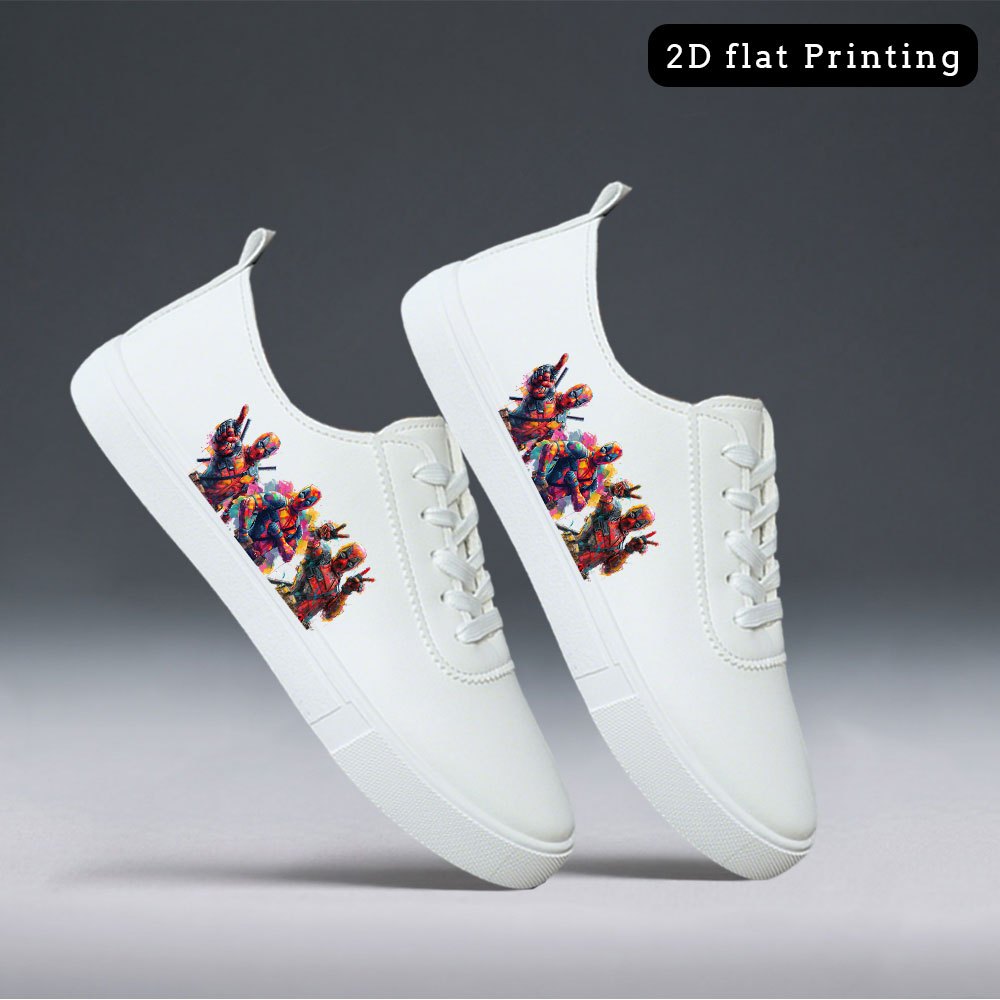 1 paar officieel gelicenseerde MARVEL Deadpool sneakers voor dames