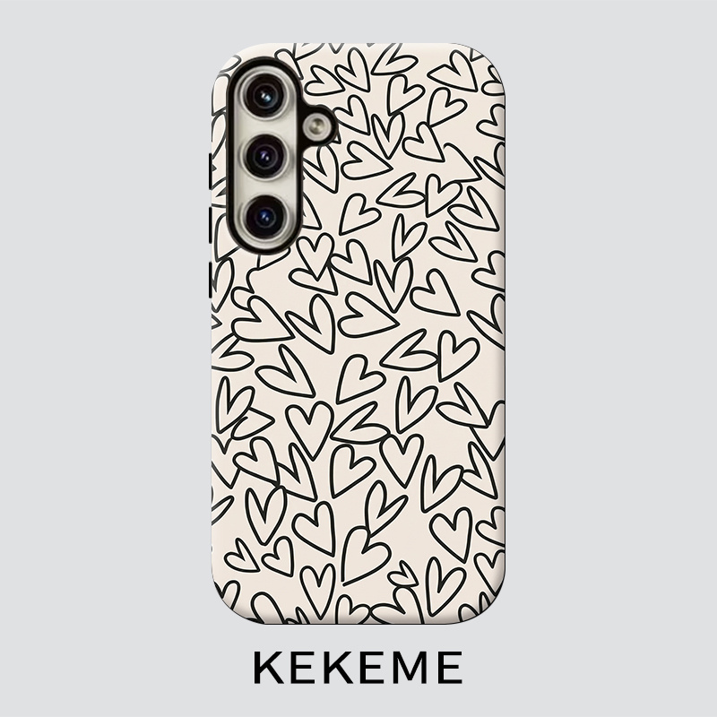 TEMU Phone Case: Kekeme Simple And Delicate Line Film -one Phone Case, Suitable For Galaxy S26 S25 S24 S23 S22 S21 S21  S21 Fe Edge S20 A15 A16 A17