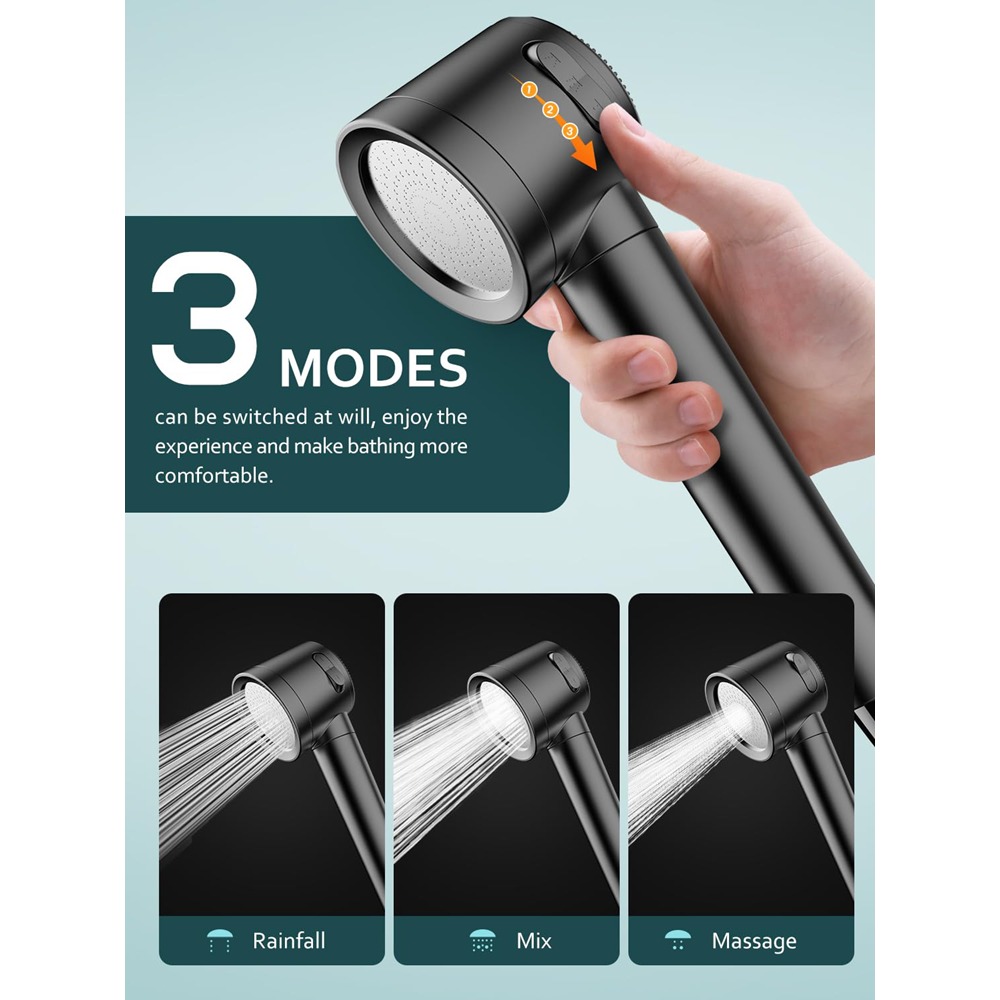 High Efficiency Handheld Bathing System with Advanced Filtration