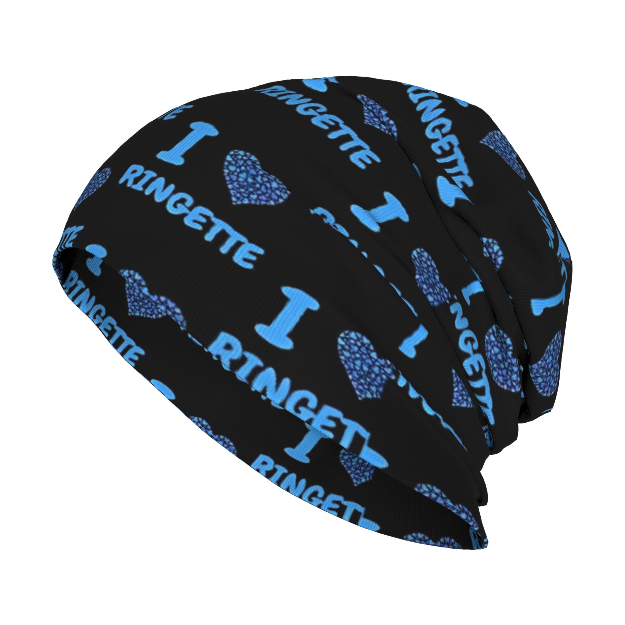 TEMU Bonnet I Love Ringette Ice Heart, drôle et stylé, léger, tricoté, doux, pour l'hiver, pour homme, usage , cadeau pour infirmiers, chefs,