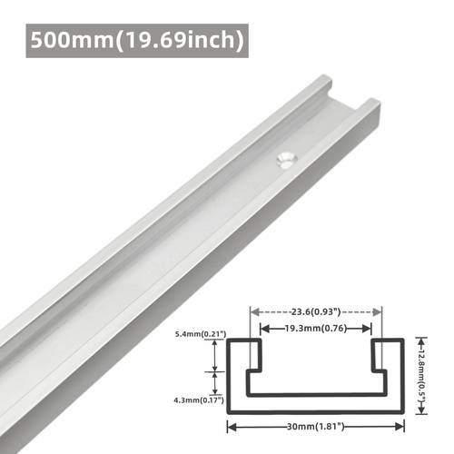 Woodworking T Tracks Aluminum Miter T-Slider Sliding Nut Table Saw Miter Gauge Fastener Rod Workbench DIY Tools