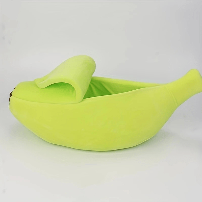 TEMU Cama portátil para con forma de - Verde, para perros y gatos pequeños, cesta con montaje, colchoneta portátil para cachorros, ropa de cama para