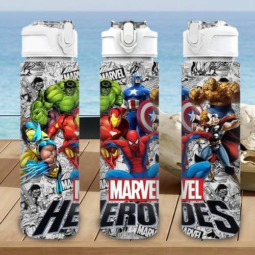 1pc collection 750ml 26oz plastic sports water bottle cute print design leak proof with up lid ideal for outdoor sports cycling perfect gift for birthdays valentines day april fools day easter