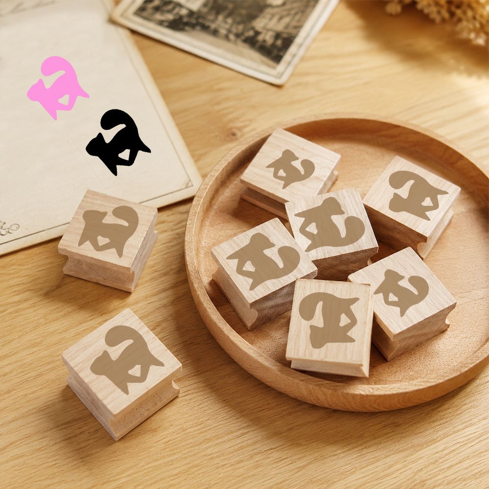 DIY Wood Stamp for Journaling and School Supplies